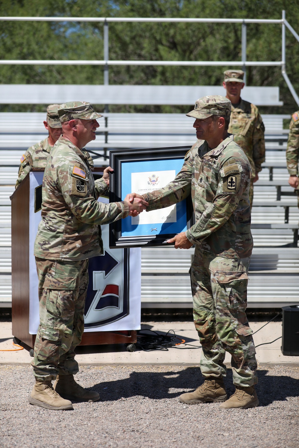 CSM Hunt Retires After 24 Years of Service