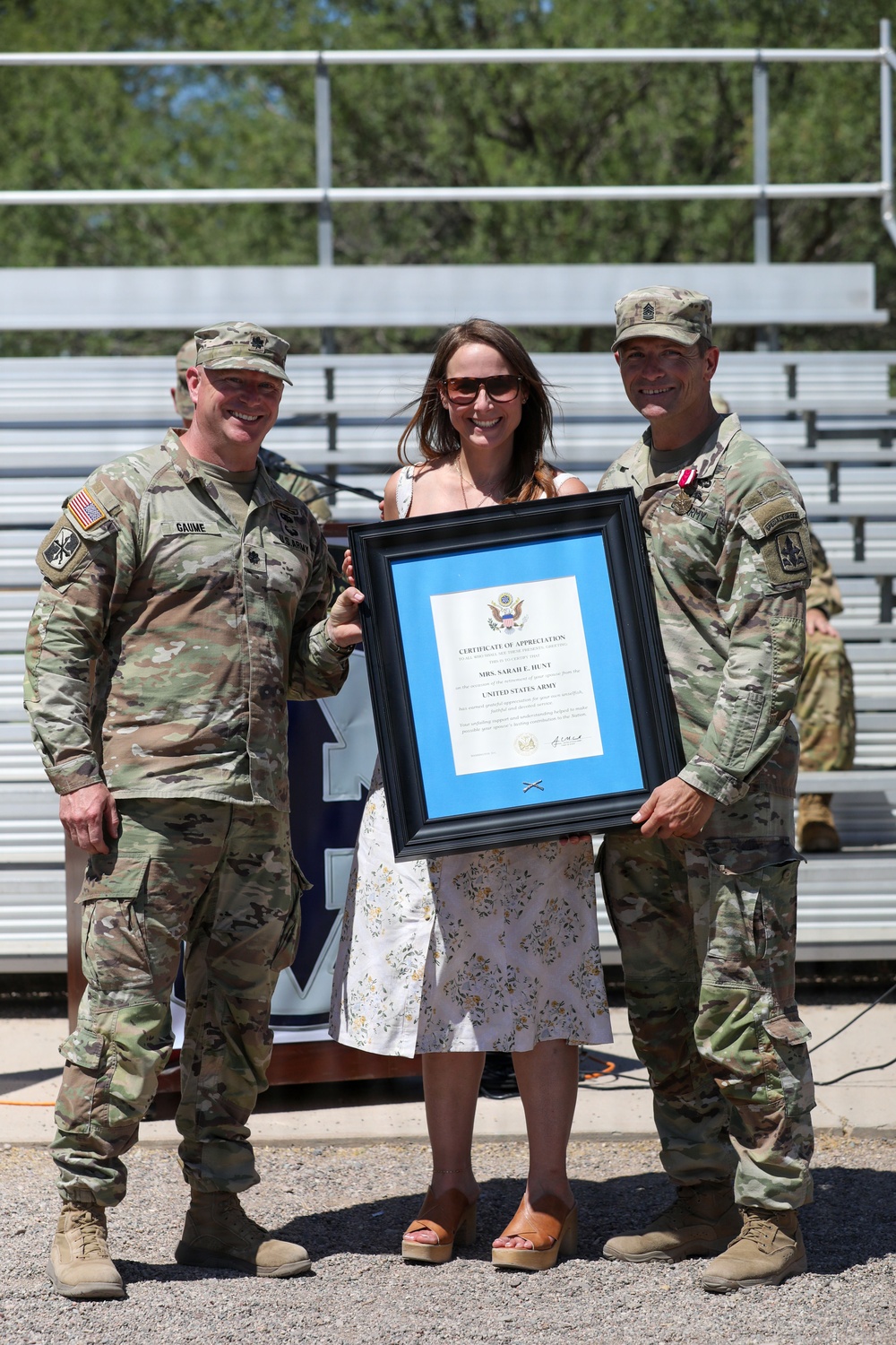 CSM Hunt Retires After 24 Years of Service