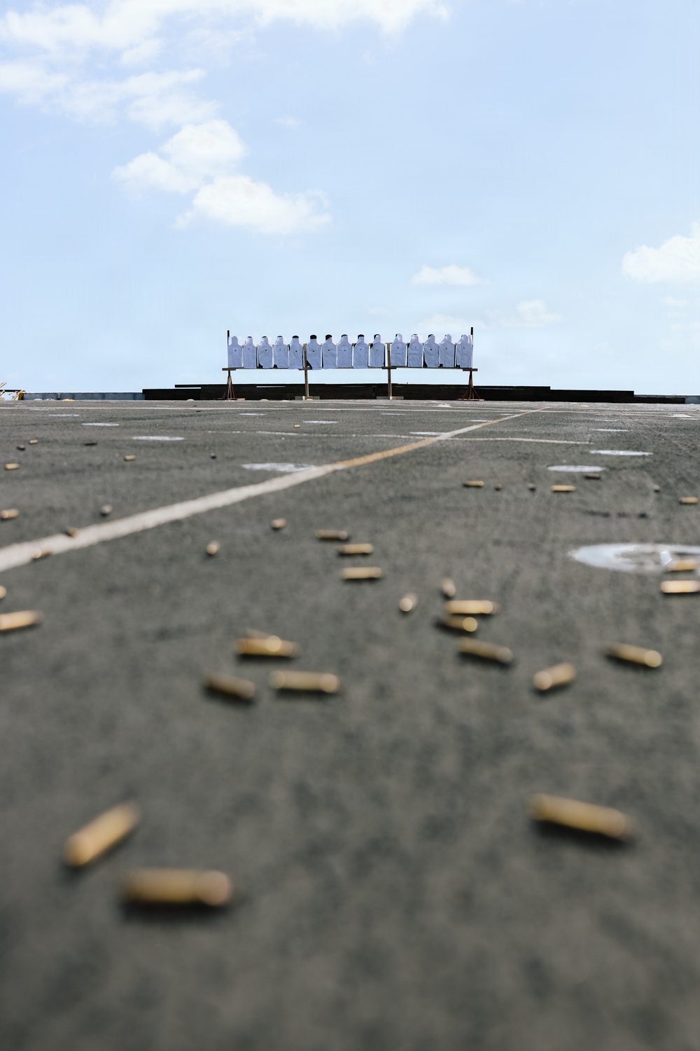 11th MEU Marines, Sailors Conduct Marksmanship Training Aboard USS Portland