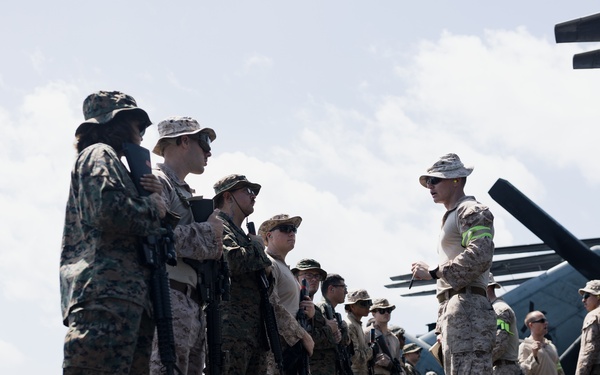 11th MEU Marines, Sailors Conduct Marksmanship Training Aboard USS Portland