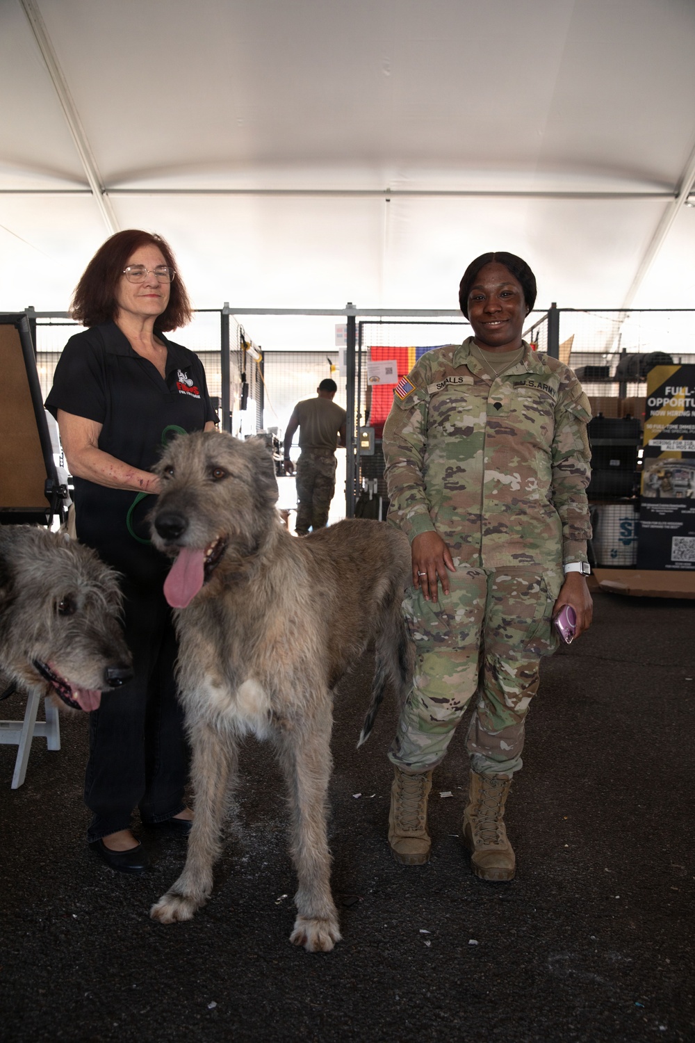 Fidos For Freedom Meets Joint Task Force DC Guardsmen