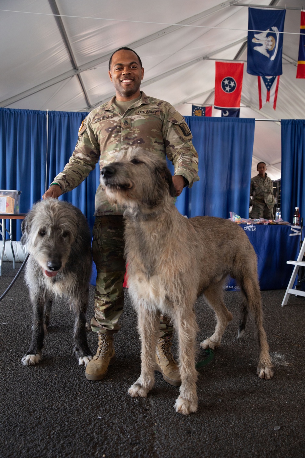 FIdos For Freedom Meets Joint Task Force DC Guardsmen