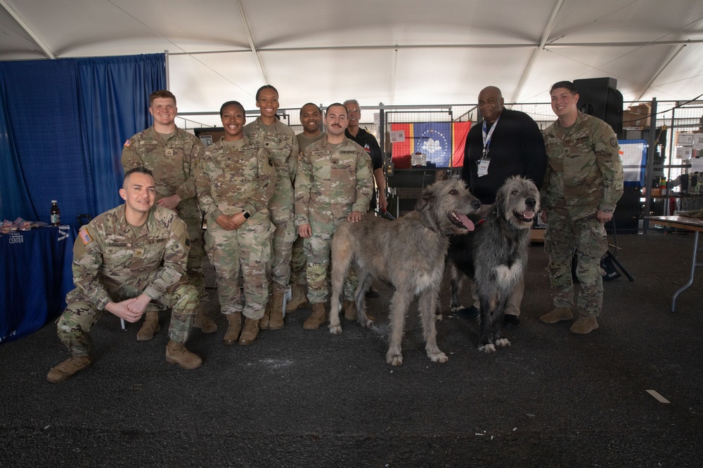 Fidos For Freedom Meets Joint Task Force DC Guardsmen
