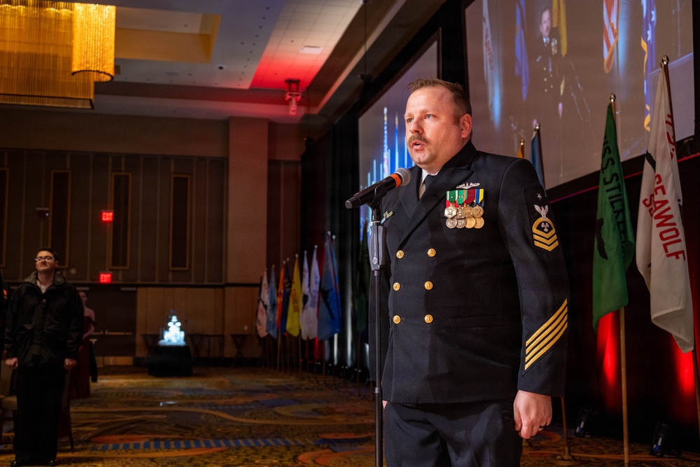 CNO delivers remarks at the Groton Area Submarine Birthday Ball