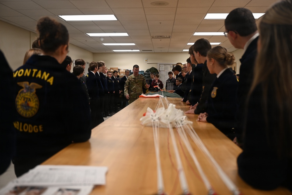 Montana FFA students tour Montana Air National Guard Base
