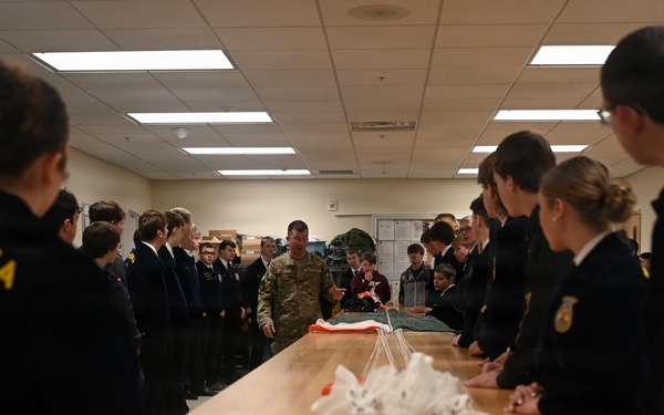 Montana FFA students tour Montana Air National Guard Base