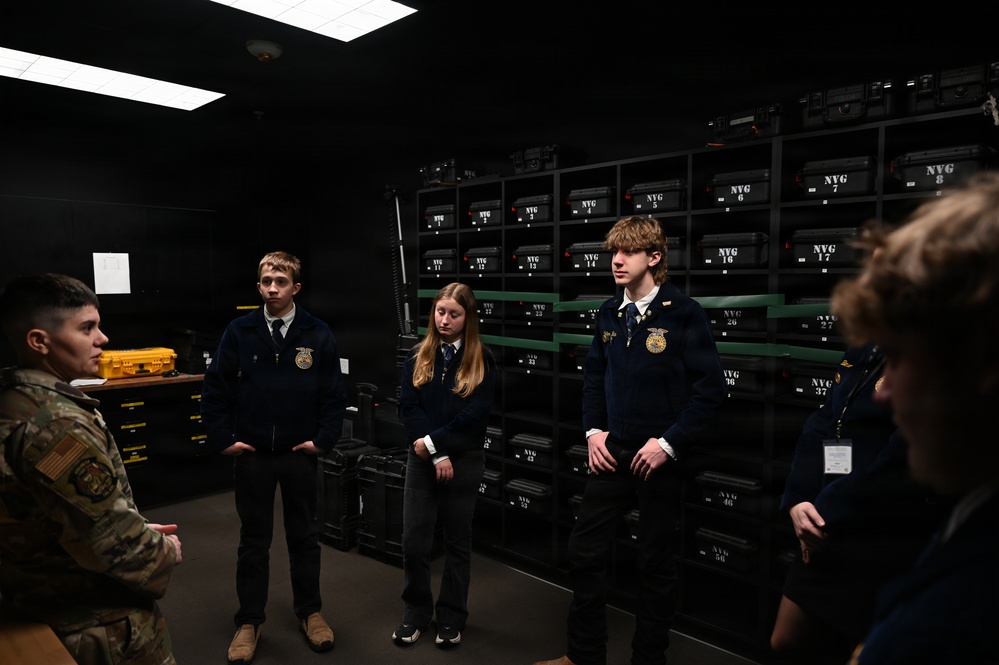 Montana FFA students tour Montana Air National Guard BaseMontana FFA students tour Montana Air National Guard Base