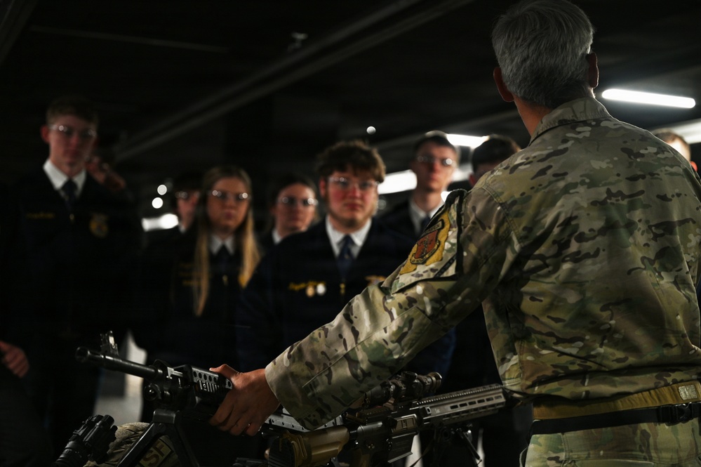 Montana FFA students tour Montana Air National Guard Base