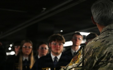 Montana FFA students tour Montana Air National Guard Base