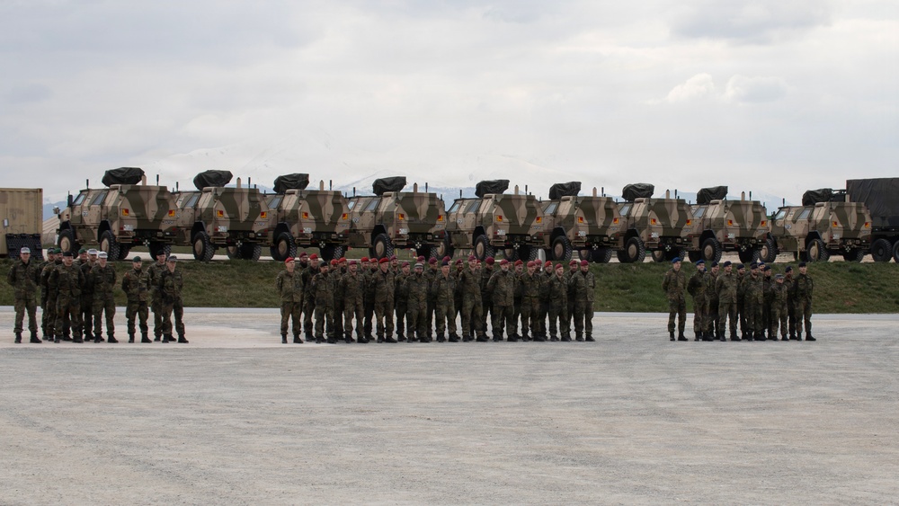 German Armed Forces conduct Transfer of Authority within KFOR's RC-East