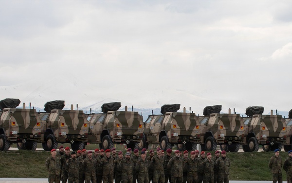 German Armed Forces conduct Transfer of Authority within KFOR's RC-East