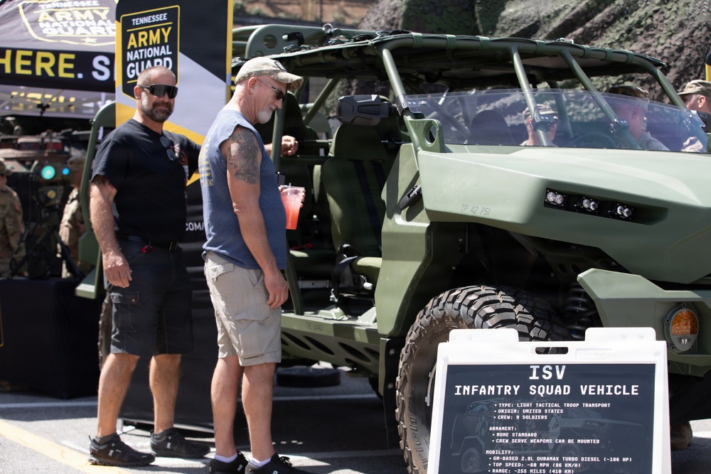 Tennessee Army National Guard displays modernized force for Recruiting and Retention.
