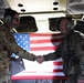Reenlistment in a CH-47 Chinook