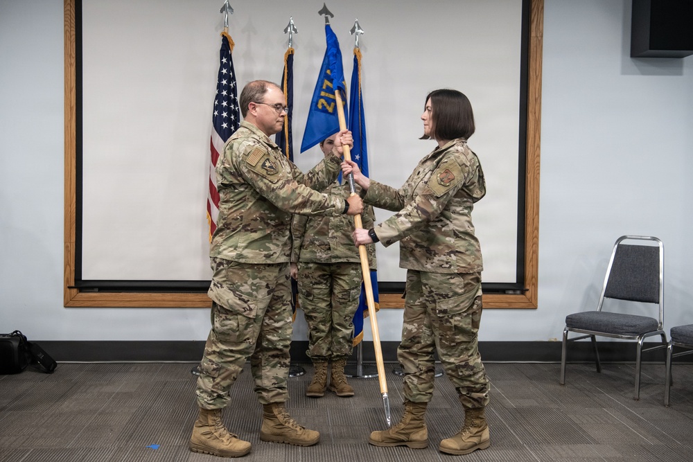 Lt. Col. Rhoden assumes commmand of 217th AIS