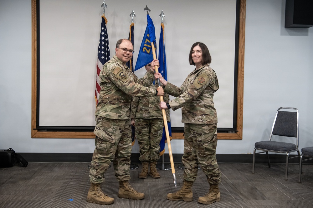 Lt. Col. Rhoden assumes commmand of 217th AIS