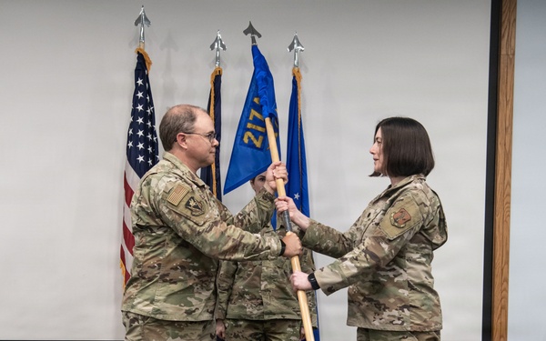 Lt. Col. Rhoden assumes commmand of 217th AIS