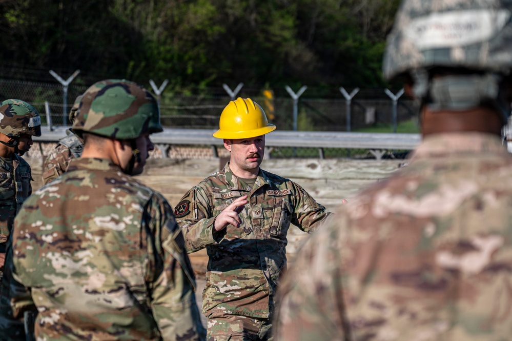 911th CE training exercise