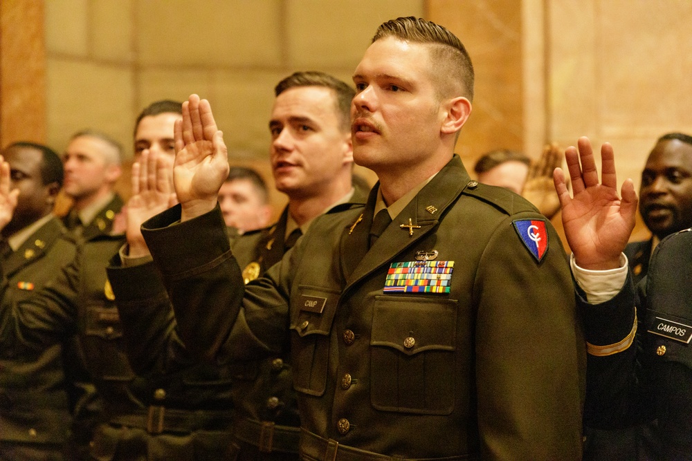 Taking the Oath of a Commissioned Officer