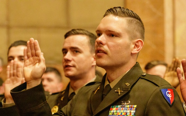 Taking the Oath of a Commissioned Officer