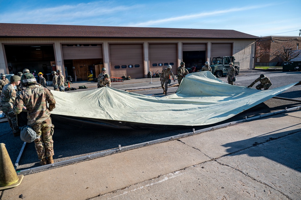911th CE training exercise
