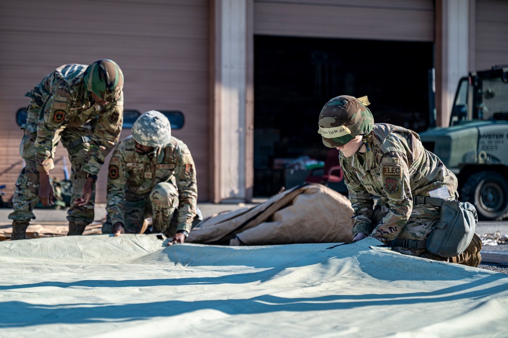 911th CE training exercise