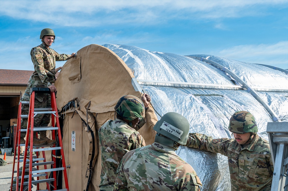911th CE training exercise