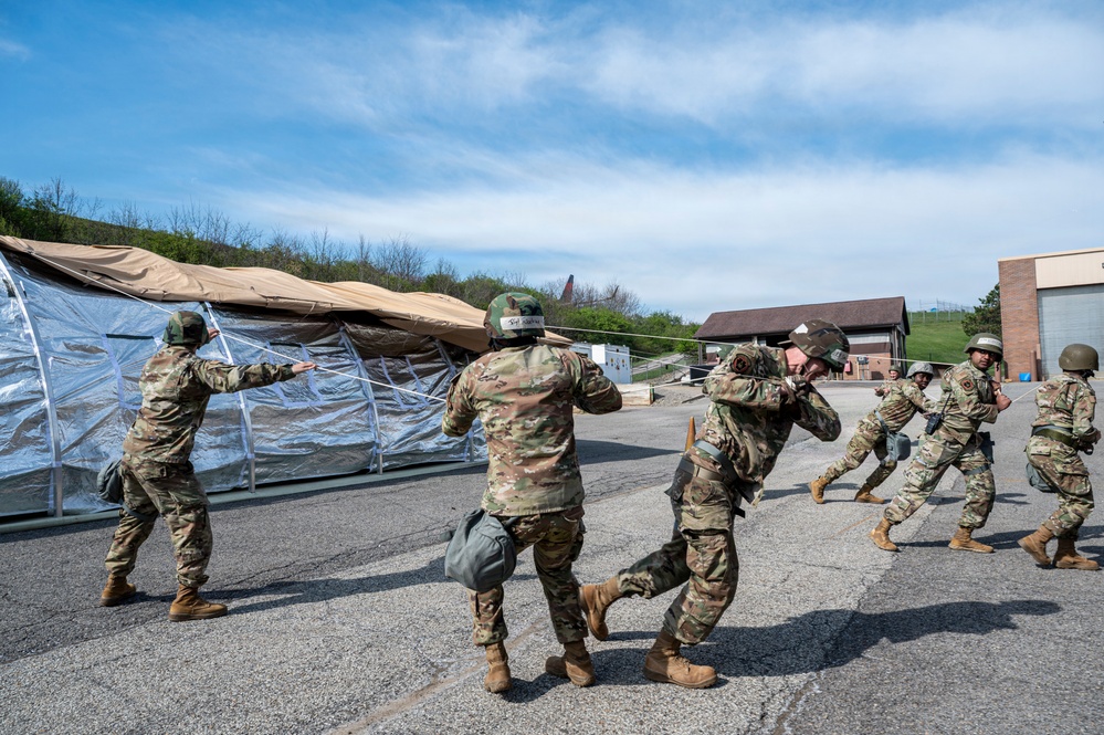 911th CE training exercise