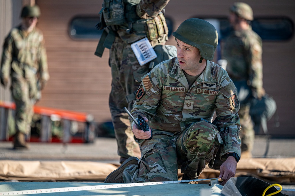 911th CE training exercise