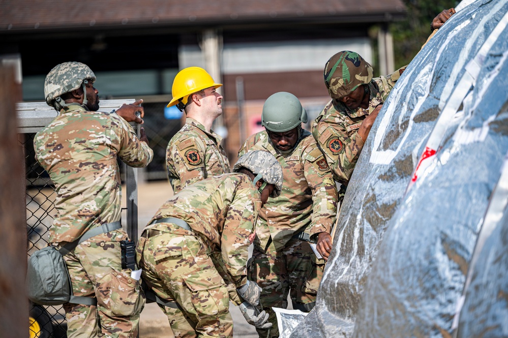 911th CE training exercise