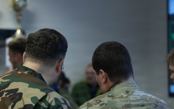 1st Battalion, 12th Cavalry Regiment, exchange medical techniques with Lithuanian Forces