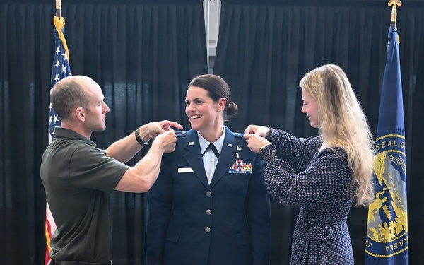 155th Medical Group hosts change of command and promotion ceremony