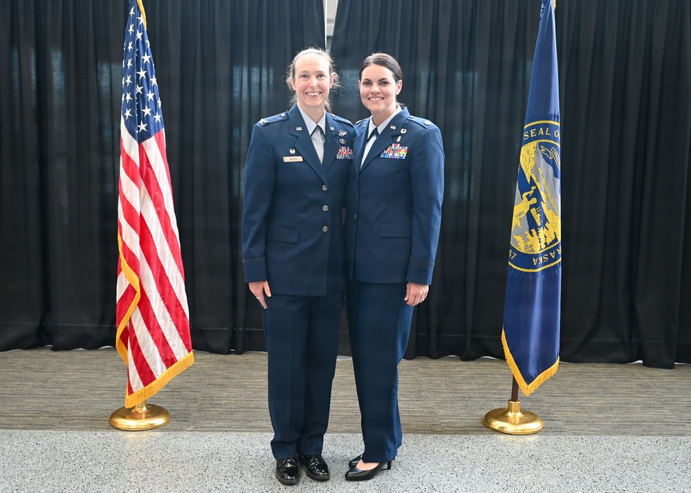155th Medical Group hosts change of command and promotion ceremony