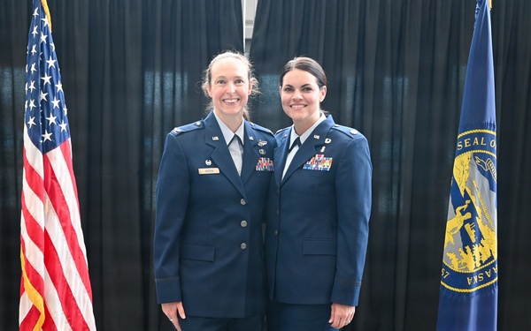 155th Medical Group hosts change of command and promotion ceremony