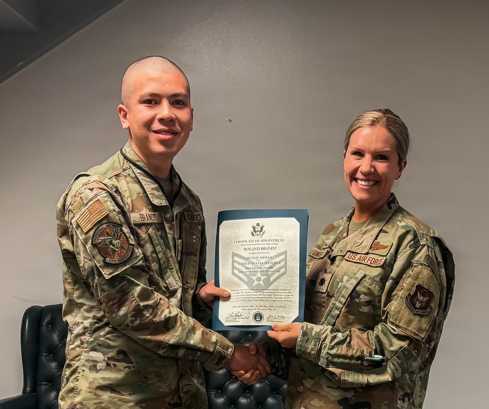 513th Maintenance Squadron Airmen Promoted at Tinker Air Force Base