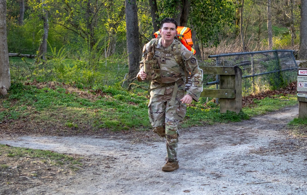 2026 Maryland State Best Warrior Competition Norwegian Foot March