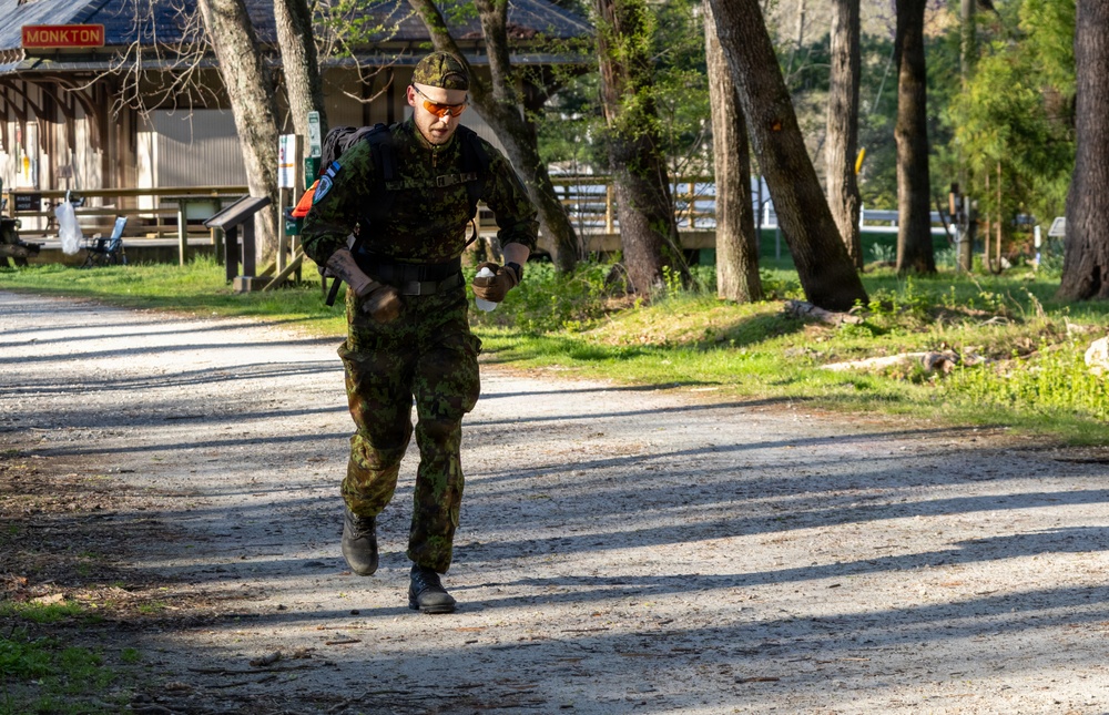 2026 Maryland State Best Warrior Competition Norwegian Foot March
