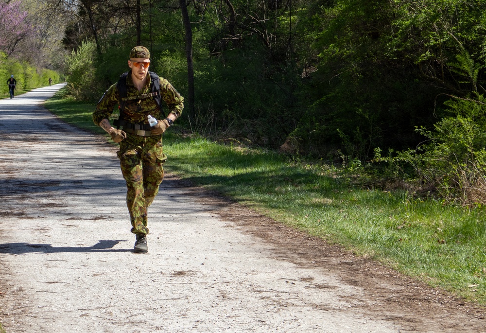 2026 Maryland State Best Warrior Competition Norwegian Foot March