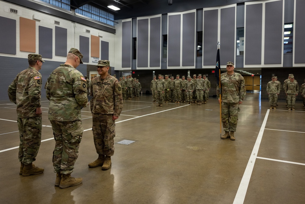 Soldier receives Minnesota Achievement Ribbon