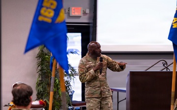 Georgia ANG Command Chief Speaks at 165th Enlisted All Call