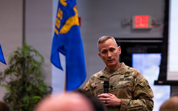 Georgia National Guard SEL Speaks at 165th Enlisted All Call