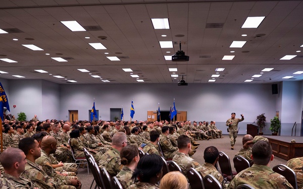 Georgia National Guard SEL host enlisted All-Call at 165th Airlift Wing