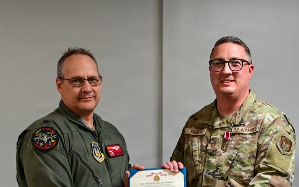 Airmen Recognized with Meritorious Service and Commendation Medals at Tinker Air Force Base