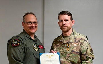 Airmen Recognized with Meritorious Service and Commendation Medals at Tinker Air Force Base