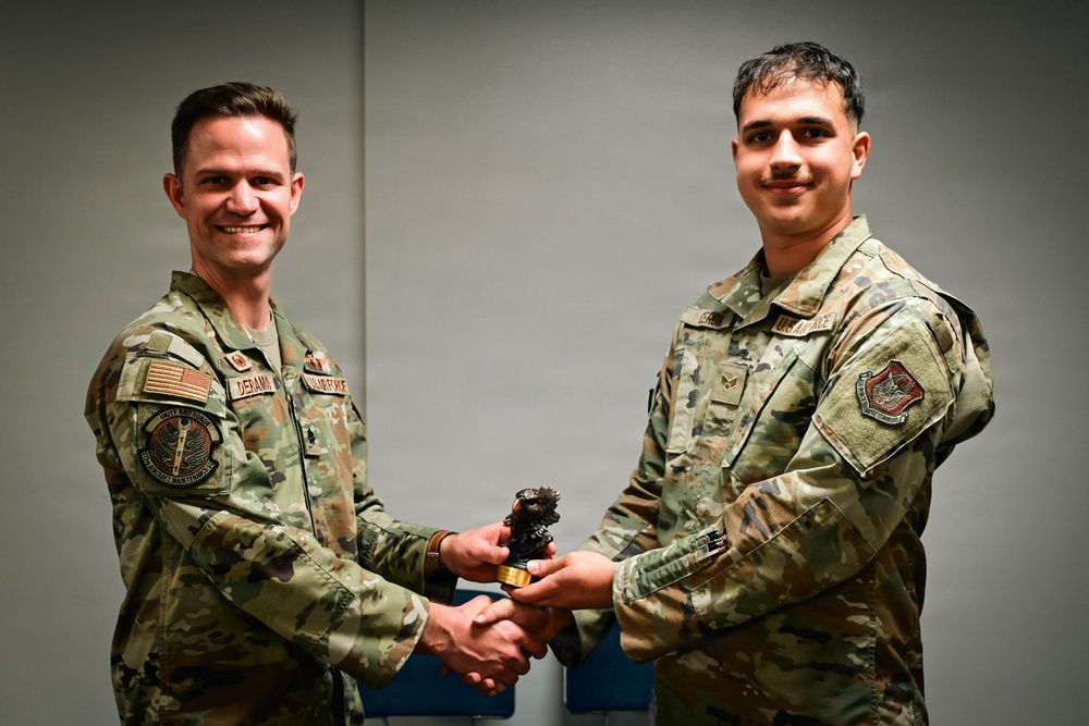 513th Aircraft and Maintenance Squadrons Recognize Quarterly Award Winners at Tinker Air Force Base