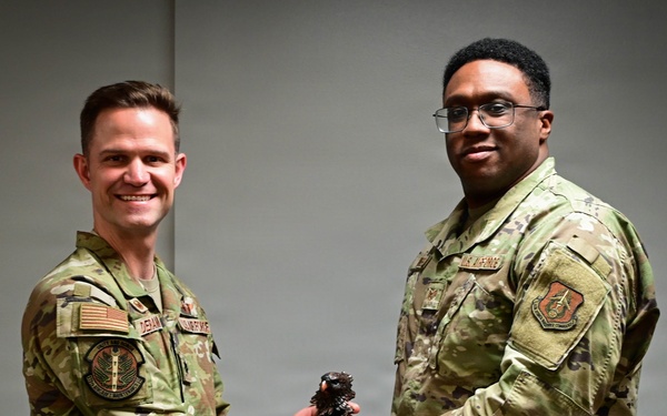 513th Aircraft and Maintenance Squadrons Recognize Quarterly Award Winners at Tinker Air Force Base