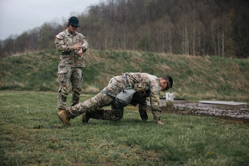 WVNG, DCNG Soldiers Compete in Best Warrior Competition at Camp Dawson, WV.