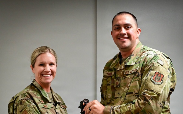 513th Aircraft and Maintenance Squadrons Recognize Quarterly Award Winners at Tinker Air Force Base