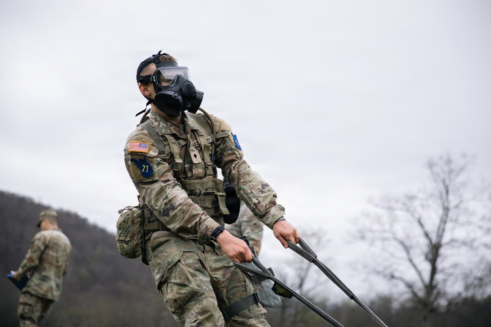 WVNG, DCNG Soldiers Compete in Best Warrior Competition at Camp Dawson, WV.