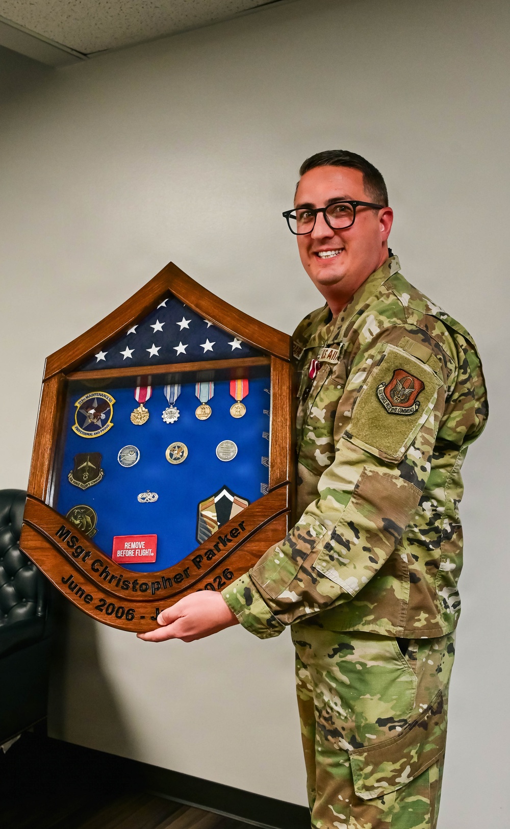 Master Sgt. Christopher Parker Retires After Distinguished Service at Tinker Air Force Base