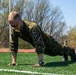Estonian Soldier Performs Push-Up